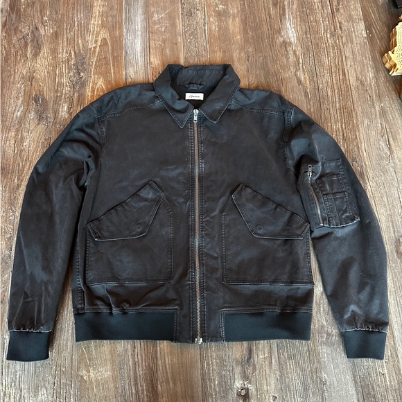 Rowan: DILLON MID-CENTURY TWILL BOMBER JACKET - Picture 5 of 12